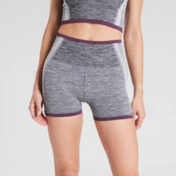 Athleta Pants - NWOT Athleta Gray Impact 3.5" Biker Shorts